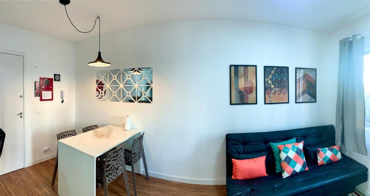 707- Apartamento Encantador, Amplo E Decorado, Quarto, Sala, Cozinha, Mobiliario Moderno, Cozinha Completa Com Utensilios , Excelente Vista Da Cidade E Localizacao Privelegiada No Bairro Bigorrilho Curitiba Exterior foto